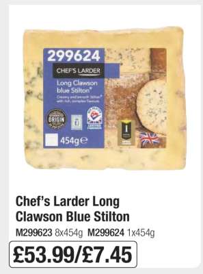 Chef’s Larder Long Clawson Blue Stilton