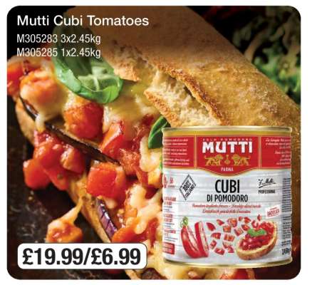 Mutti Cubi Tomatoes