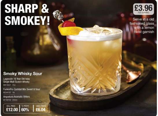 Smoky Whisky Sour