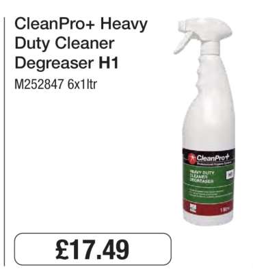 CleanPro+ Heavy Duty Cleaner Degreaser H1
