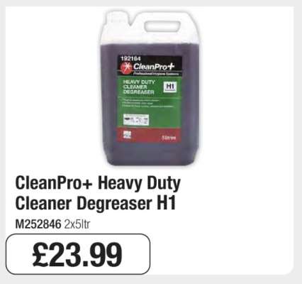 CleanPro+ Heavy Duty Cleaner Degreaser H1