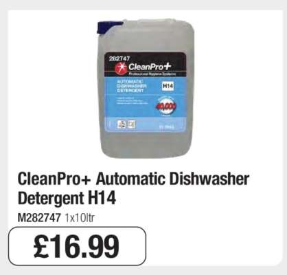 CleanPro+ Automatic Dishwasher Detergent H14