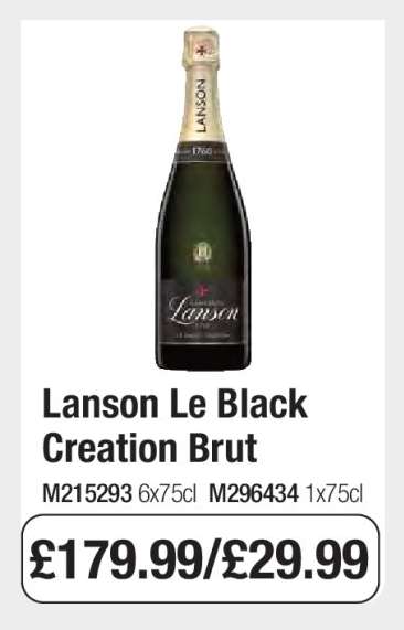 Lanson Le Black Creation Brut
