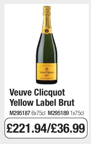 Veuve Clicquot Yellow Label Brut