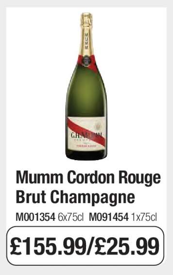 Mumm Cordon Rouge Brut Champagne