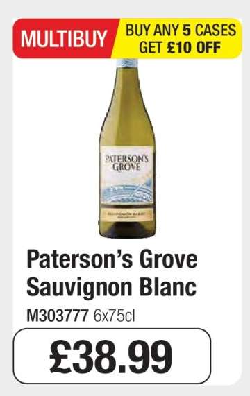 Paterson’s Grove Sauvignon Blanc