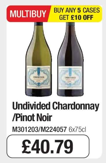 Undivided Chardonnay/Pinot Noir