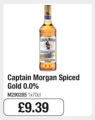 Captain Morgan Spiced Gold 0.0%