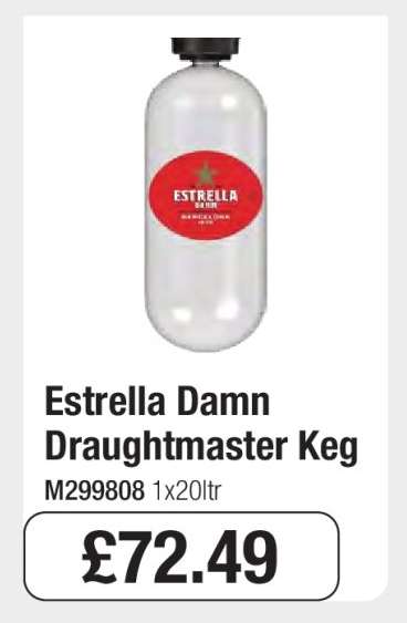 Estrella Damn Draughtmaster Keg