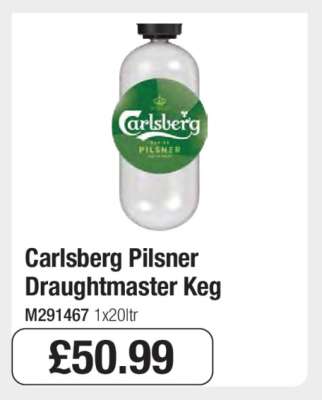 Carlsberg Pilsner Draughtmaster Keg
