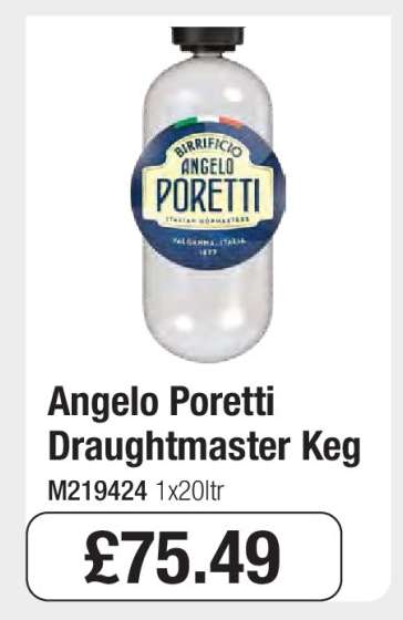 Angelo Poretti Draughtmaster Keg