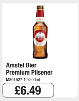 Amstel Bier Premium Pilsener