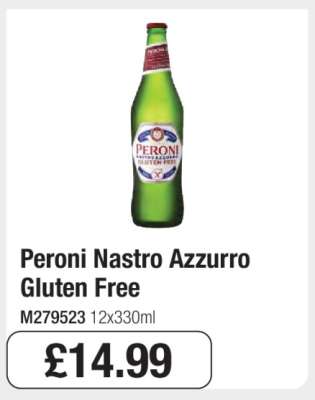Peroni Nastro Azzurro Gluten Free