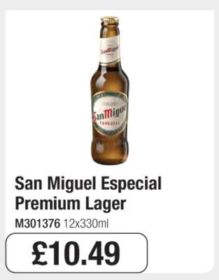 San Miguel Especial Premium Lager