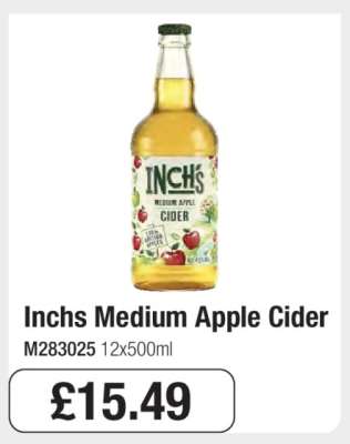 Inchs Medium Apple Cider