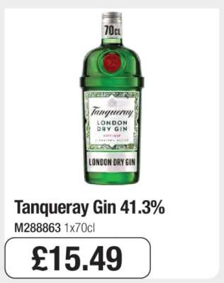 Tanqueray Gin 41.3%