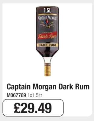 Captain Morgan Dark Rum