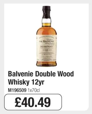 Balvenie Double Wood Whisky 12yr