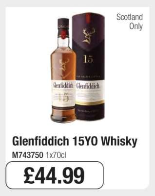 Glenfiddich 15YO Whisky