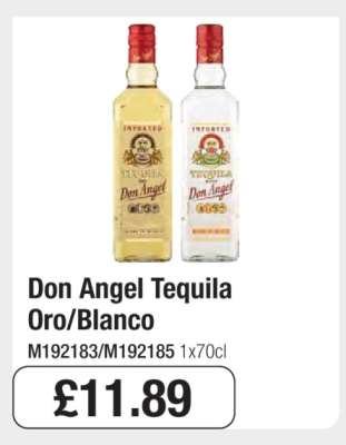 Don Angel Tequila Oro/Blanco