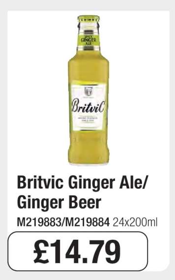 Britvic Ginger Ale/Ginger Beer