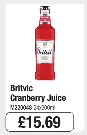 Britvic Cranberry Juice