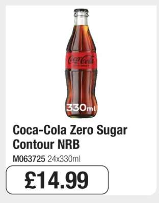 Coca-Cola Zero Sugar Contour NRB