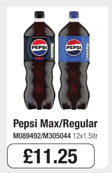 Pepsi Max/Regular