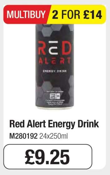 Red Alert Energy Drink