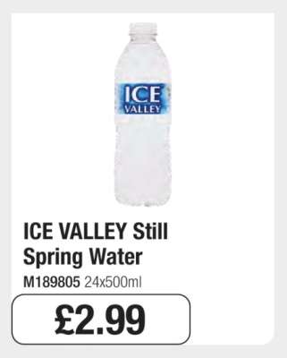 Ice Valley Still Spring Water