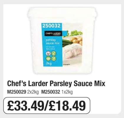 Chef’s Larder Parsley Sauce Mix