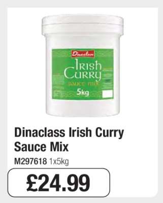 Dinaclass Irish Curry Sauce Mix