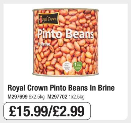 Royal Crown Pinto Beans In Brine