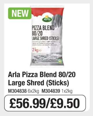 Arla Pizza Blend 80/20 Large Shred (Sticks)