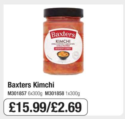Baxters Kimchi