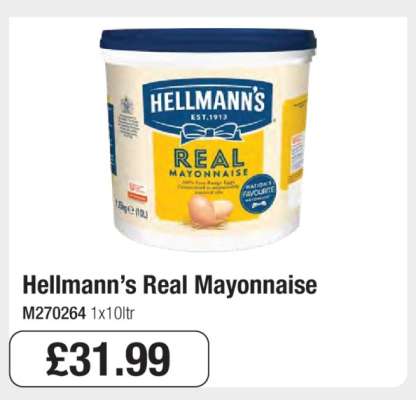 Hellmann’s Real Mayonnaise