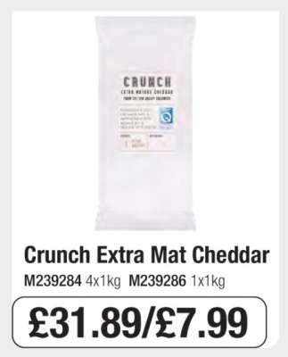 Crunch Extra Mat Cheddar