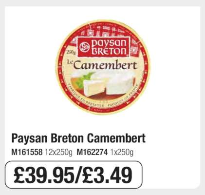 Paysan Breton Camembert