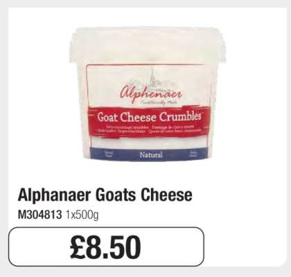 Alphanaer Goats Cheese