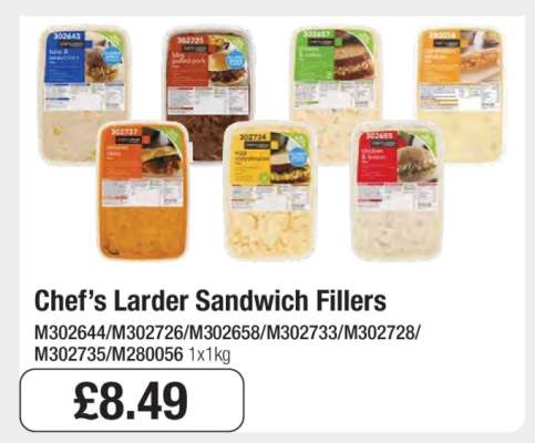 Chef’s Larder Sandwich Fillers