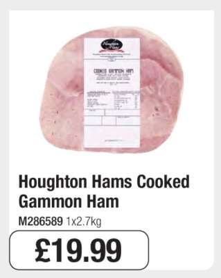 Houghton Hams Cooked Gammon Ham