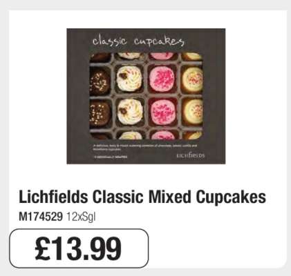Lichfields Classic Mixed Cupcakes