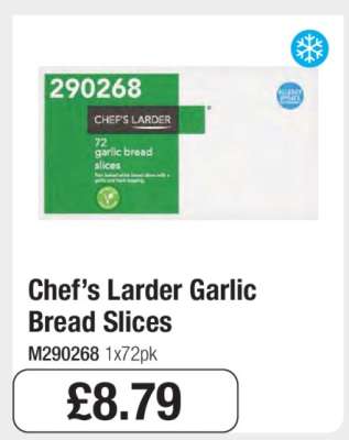 Chef’s Larder Garlic Bread Slices