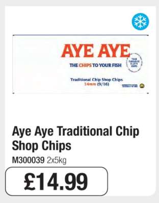 Aye Aye Traditional Chip Shop Chips