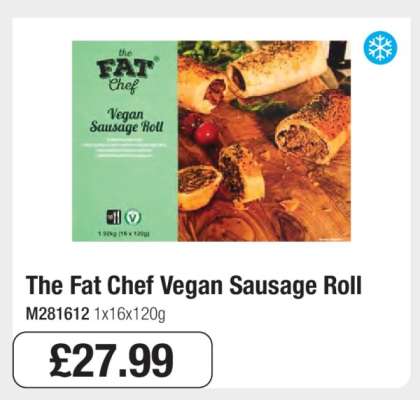 The Fat Chef Vegan Sausage Roll