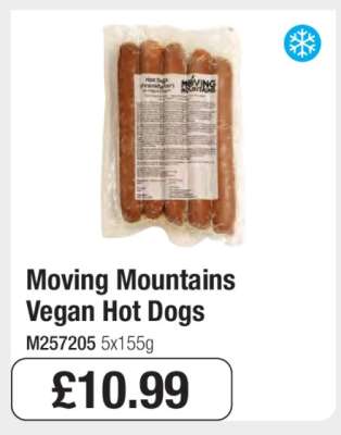 Moving Mountains Vegan Hot Dogs