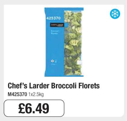 Chef’s Larder Broccoli Florets
