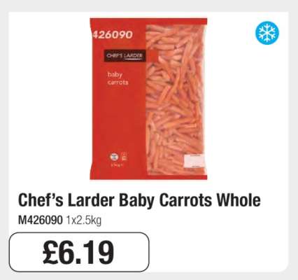 Chef’s Larder Baby Carrots Whole