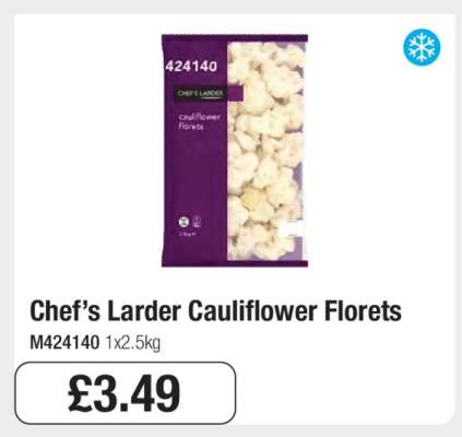 Chef’s Larder Cauliflower Florets