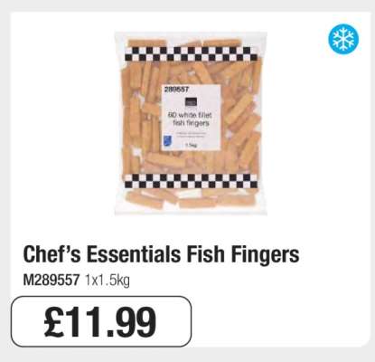 Chef’s Essentials Fish Fingers